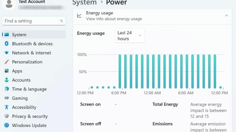 В Windows 11 23H2 появится больше опций контроля энергопотребления