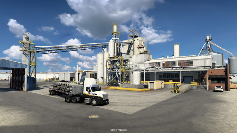 В дополнении Канзас для American Truck Simulator появятся новые отрасли промышленности