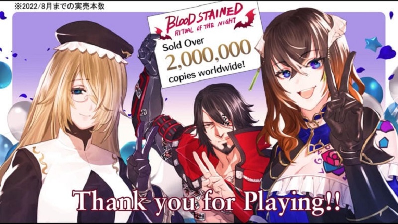 Продажи Bloodstained: Ritual of the Night превысили 2 млн копий — авторы рассказали про новый контент