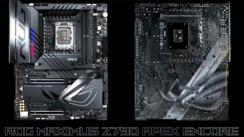 ASUS ROG Maximus Z790 Apex Encore — новая флагманская материнская плата для оверклокеров