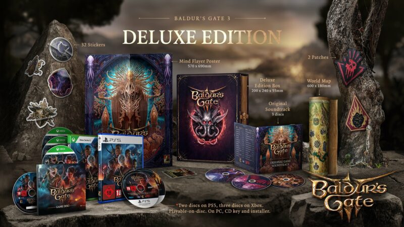 Baldur's Gate 3 получит физическое издание Deluxe на ПК, PS5 и Xbox Series X