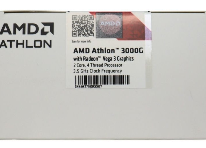 Двухъядерный AMD Athlon 3000G в новой упаковке снова в продаже