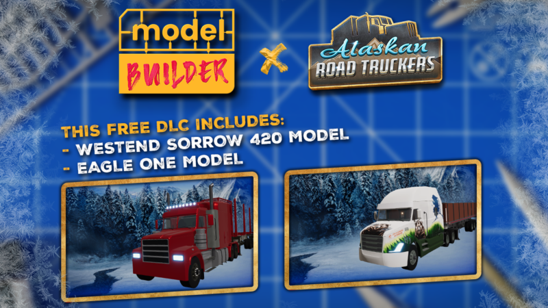 Model Builder получила бесплатный DLC Alaskan Road Truckers Pack