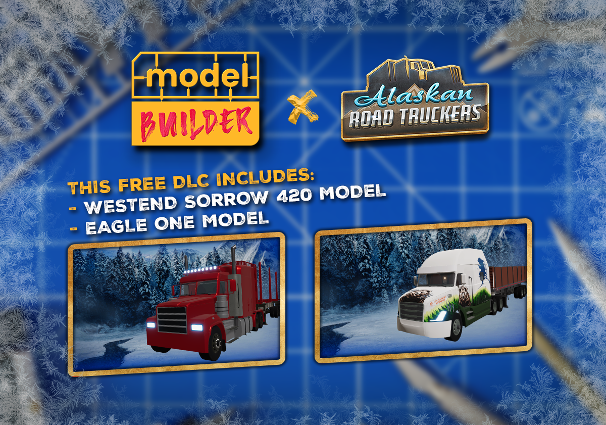 Model Builder получила бесплатный DLC Alaskan Road Truckers Pack