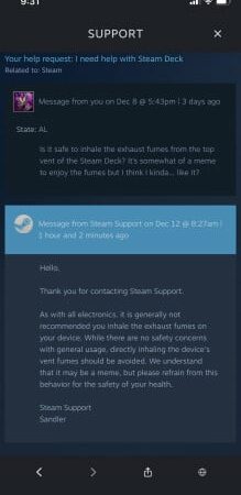 Valve попросила не вдыхать воздух из вентиляционных отверстий Steam Deck | StopGame