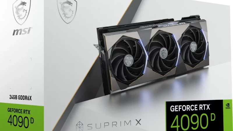 Компания Nvidia анонсировала видеокарту GeForce RTX 4090 D