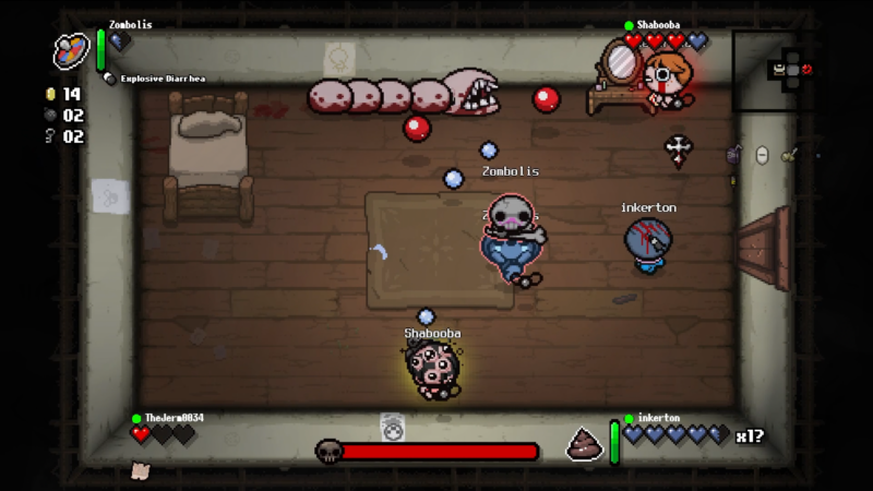 В The Binding of Isaac: Rebirth началось тестирование мультиплеера