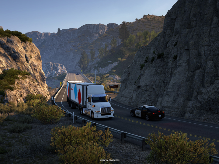 Новые скриншоты переделки Калифорнии для American Truck Simulator — Золотой штат