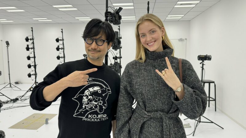 Актриса Лола Корфиксен побывала в гостях у Kojima Productions