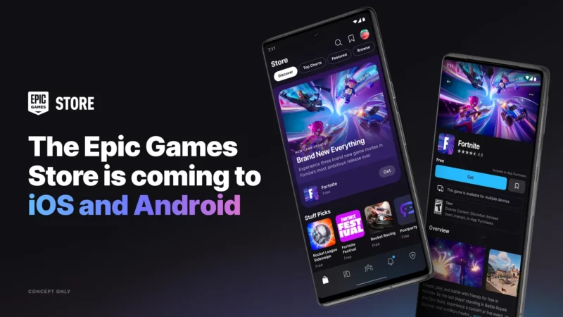 Epic Games Store появится на мобильных устройствах iOS и Android к концу 2024 года